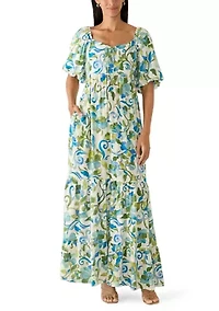 Women's Short Sleeve Sweetheart Dress