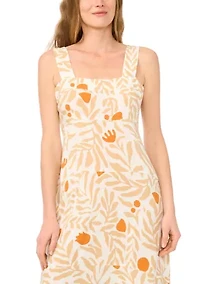 Women's Sleeveless Square Neck Dress