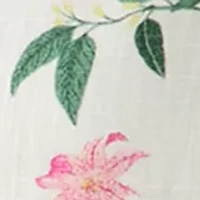 Women's Floral Vine Print Camp Shirt