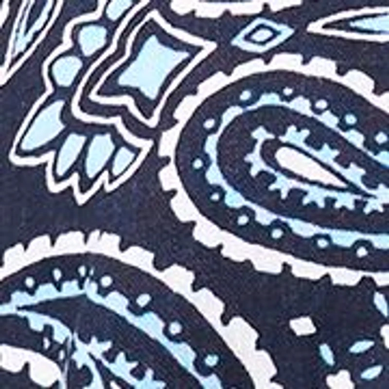 Women's Puff Sleeves Printed Split Neck Blouse