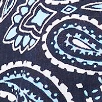 Women's Puff Sleeves Printed Split Neck Blouse