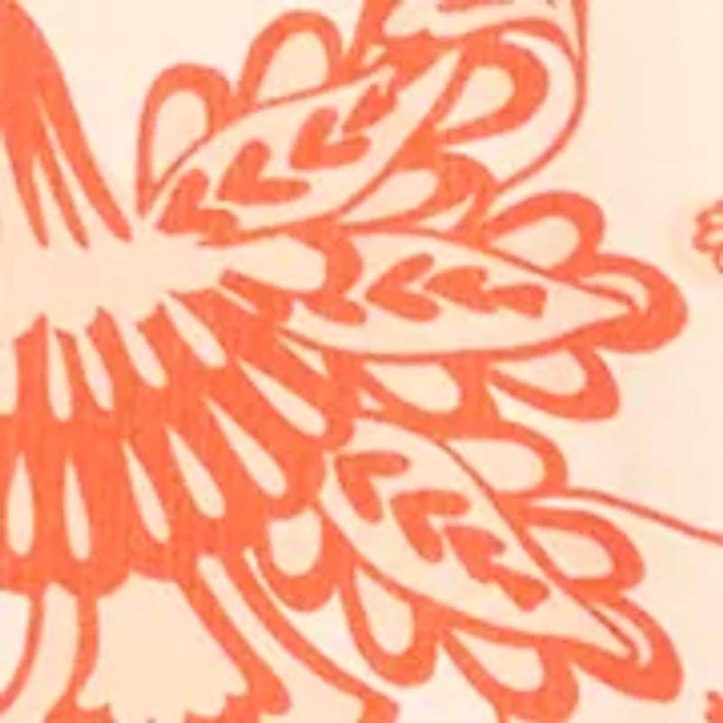 Women's Flutter Sleeve Split Neck Floral Blouse