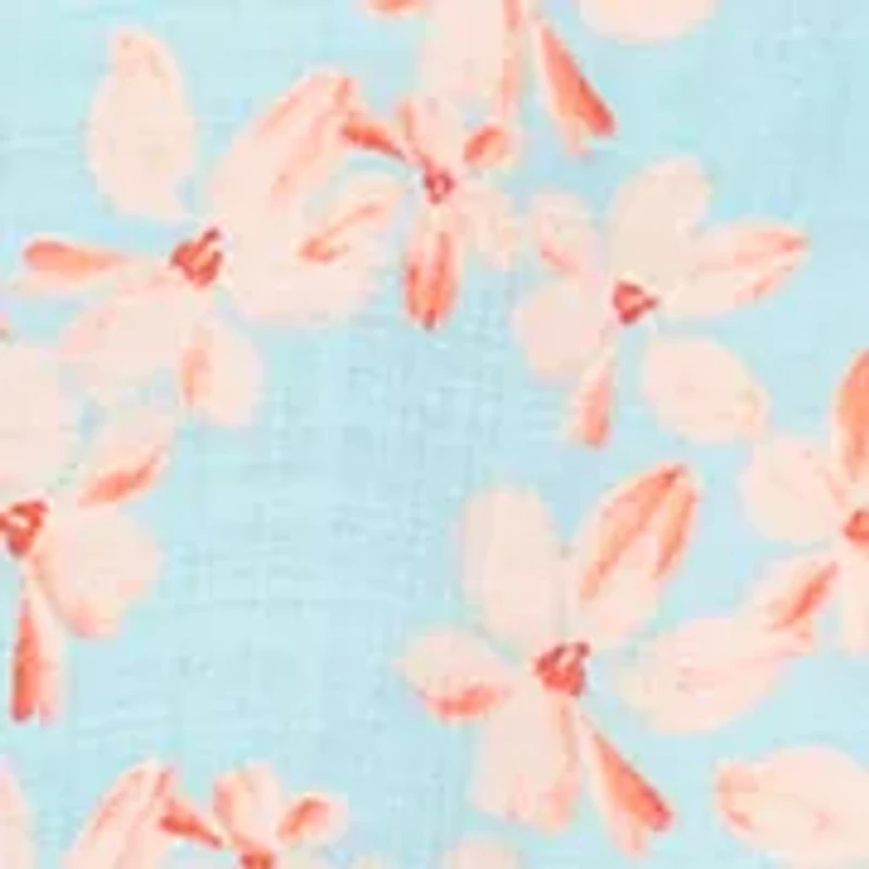 Women's Flutter Sleeve Floral Blouse