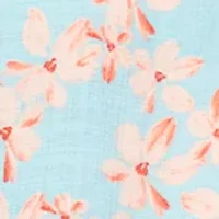 Women's Flutter Sleeve Floral Blouse