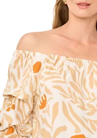 Women's Off The Shoulder ChaCha Vine Blouse