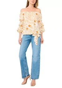 Women's Off The Shoulder ChaCha Vine Blouse