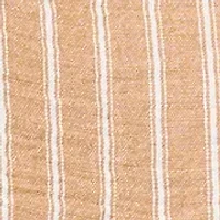 Women's Sleeveless Striped Linen Peplum Top
