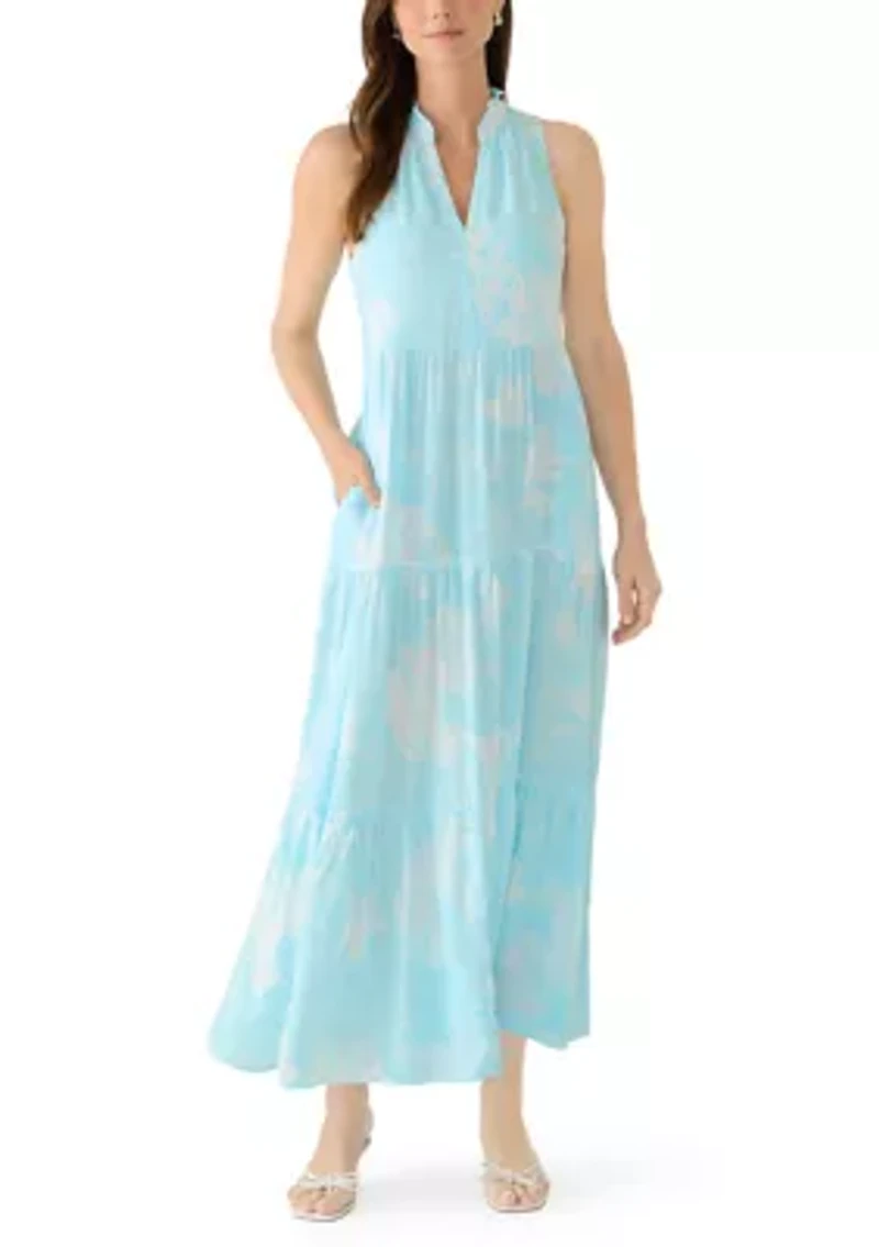 Women's Sleeveless Tier Floral Dress