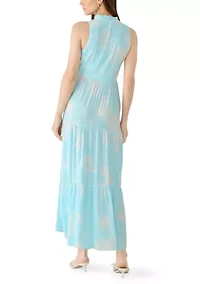 Women's Sleeveless Tier Floral Dress