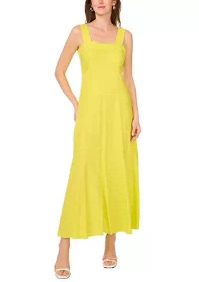 Women's Paneled Challis Tank Dress