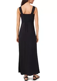 Women's Paneled Challis Tank Dress