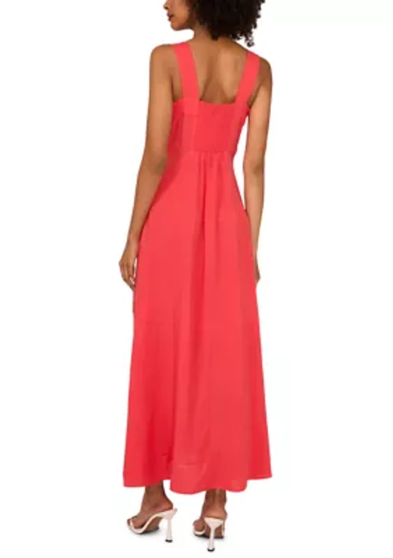 Women's Paneled Challis Tank Dress