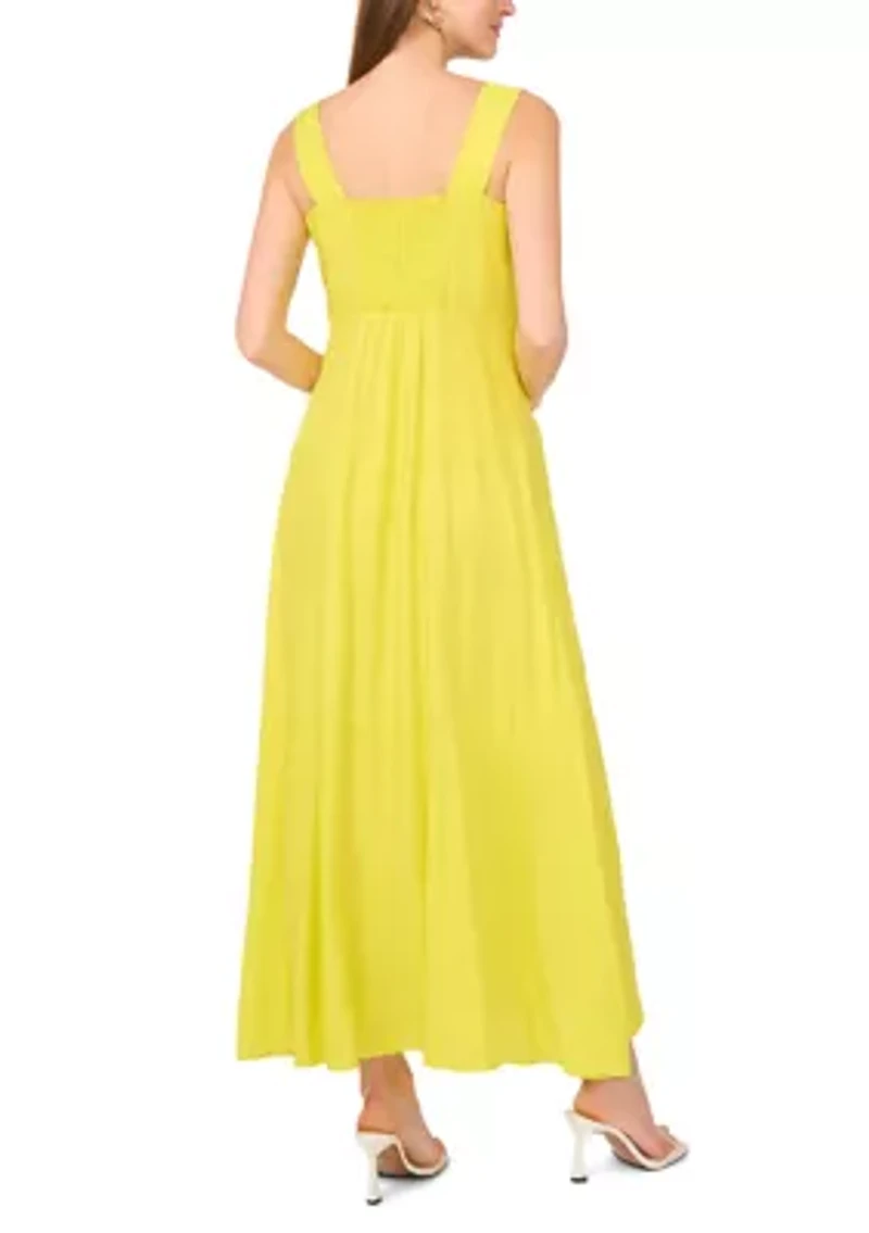 Women's Paneled Challis Tank Dress