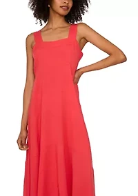 Women's Paneled Challis Tank Dress