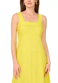 Women's Paneled Challis Tank Dress
