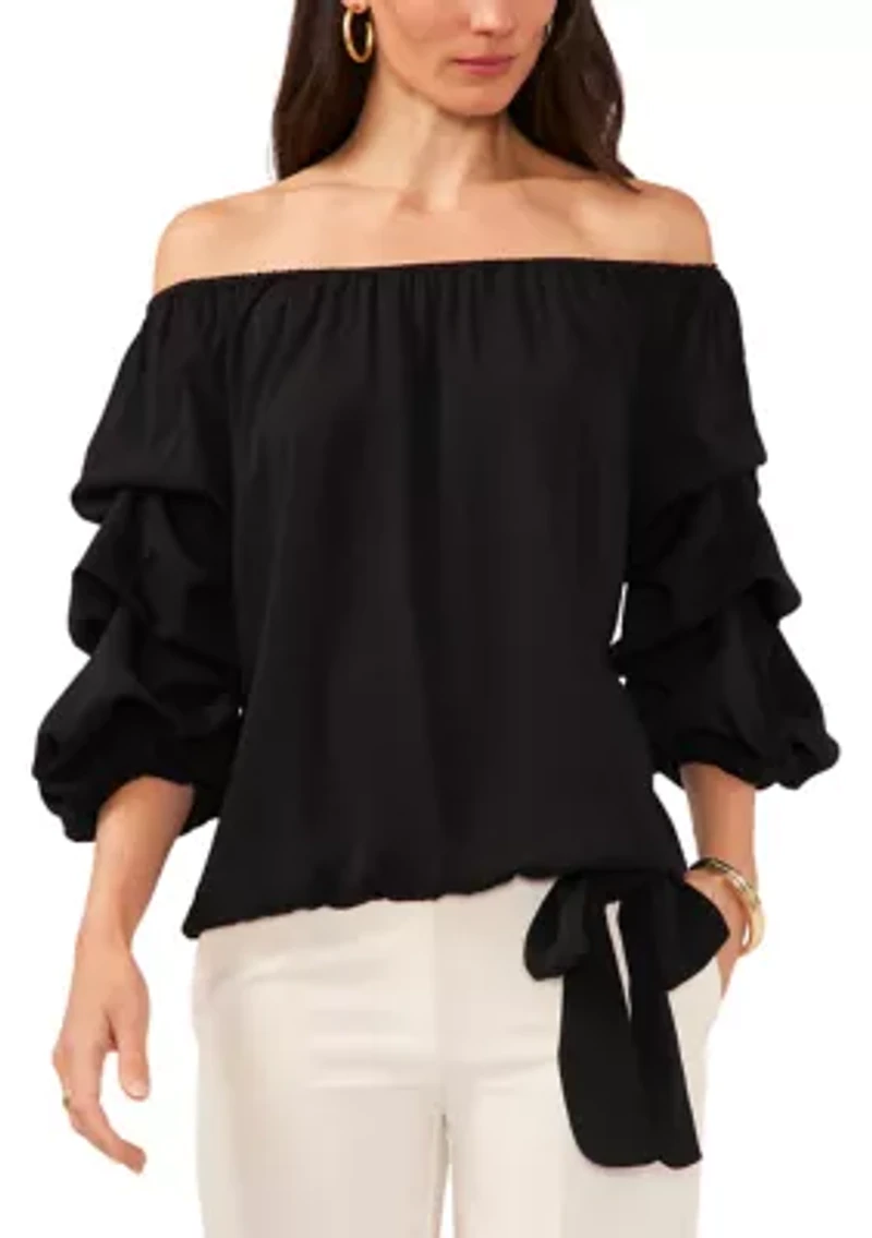 Women's Off the Shoulder Cha Sleeve Blouse