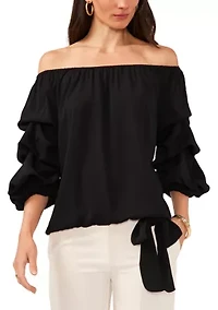 Women's Off the Shoulder Cha Sleeve Blouse