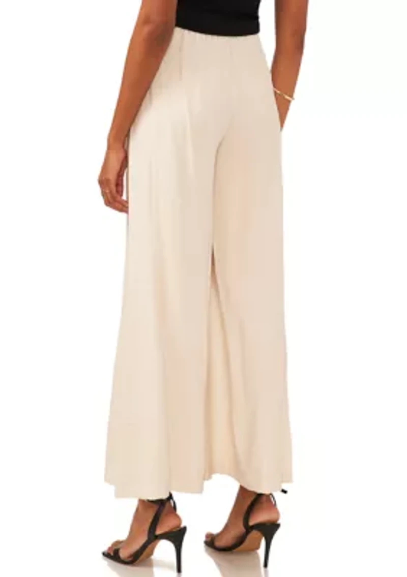 Women's Wide Leg Twill Pants
