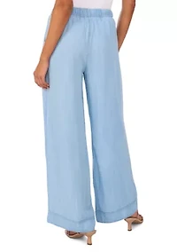 Women's Wide Leg Tencel Pants