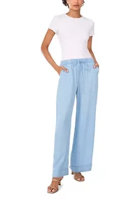 Women's Wide Leg Tencel Pants