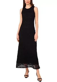 Women's Sleeveless Crochet Dress