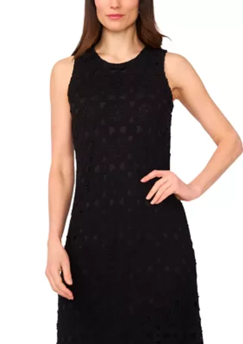 Women's Sleeveless Crochet Dress
