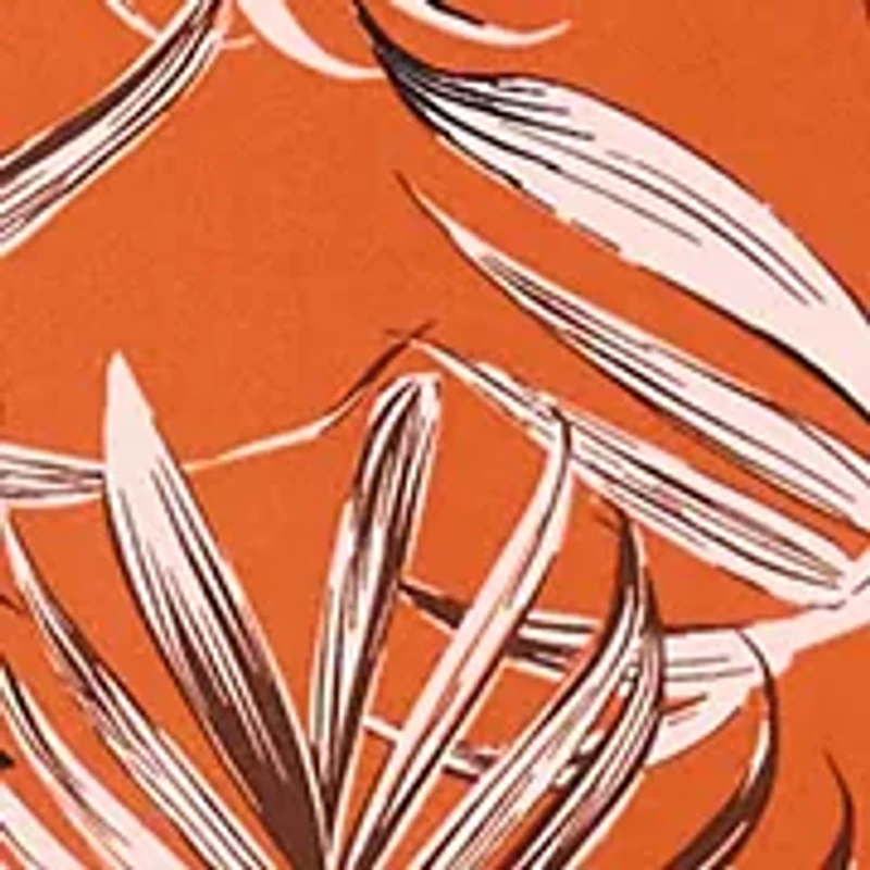 Women's Border Leaves Sleeveless Maxi Dress