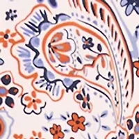 Women's Short Sleeve Paisley Dress