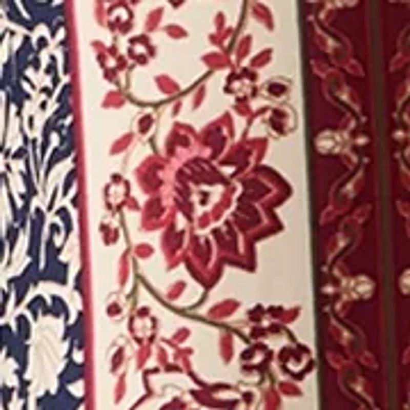 Women's Border Floral Pants