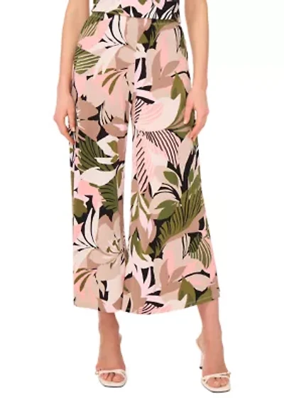 Women's Pull On Tropical Floral Pants