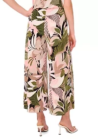 Women's Pull On Tropical Floral Pants