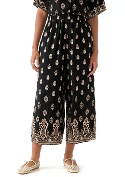 Women's Printed Pull On Pants