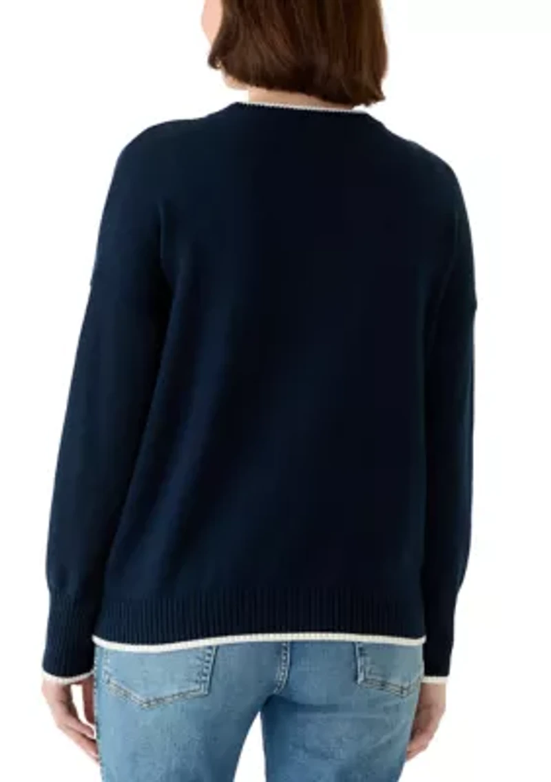 Women's Anchor Crew Neck Sweater