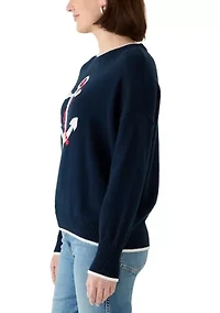 Women's Anchor Crew Neck Sweater