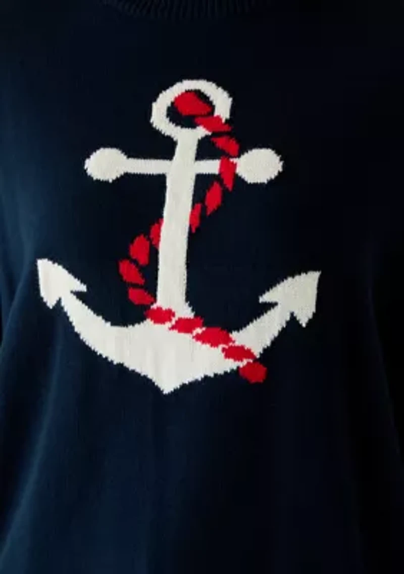 Women's Anchor Crew Neck Sweater