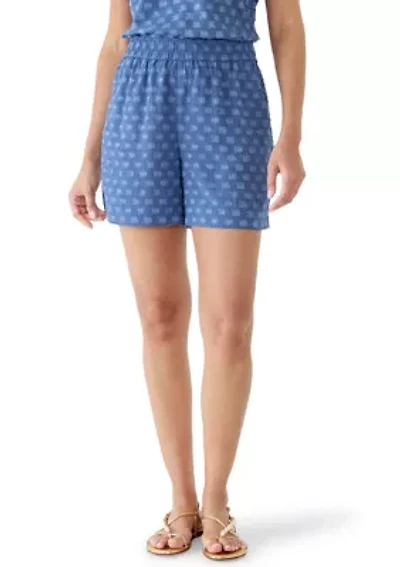 Women's Clip Dot Pull On Shorts