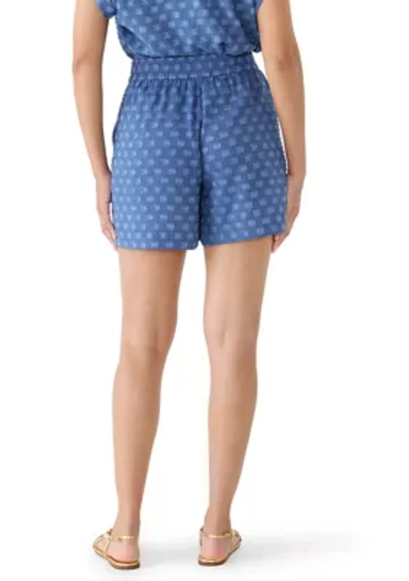 Women's Clip Dot Pull On Shorts