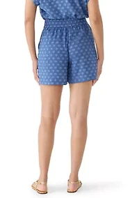 Women's Clip Dot Pull On Shorts