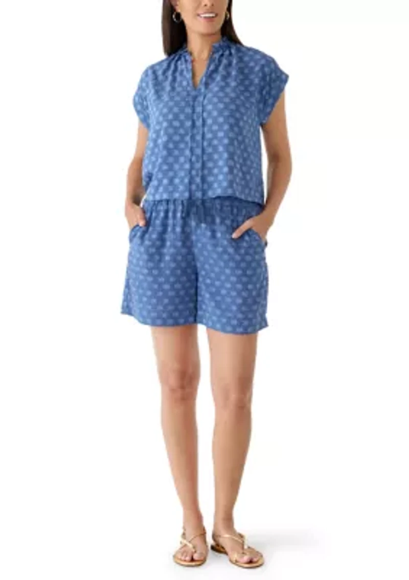 Women's Clip Dot Pull On Shorts