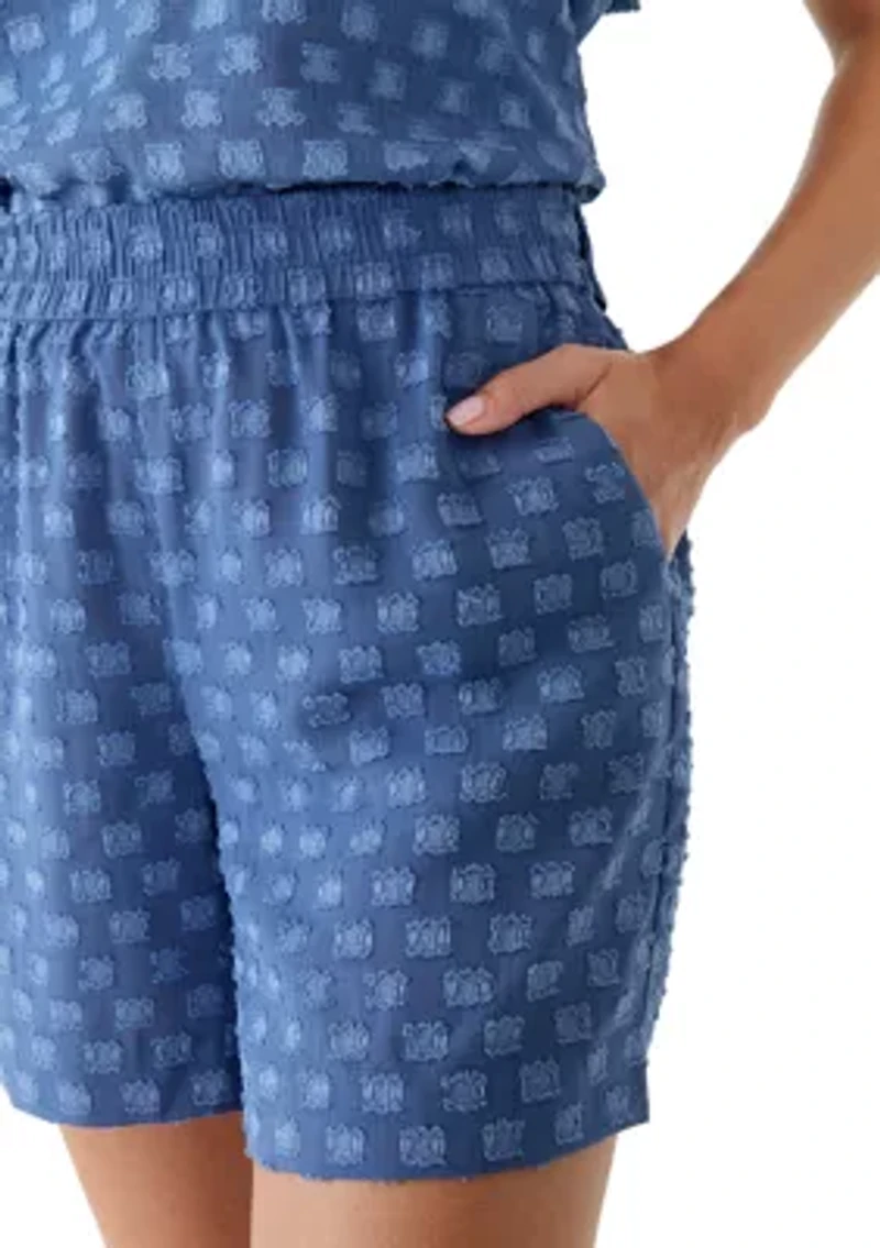 Women's Clip Dot Pull On Shorts