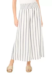 Women's Wide Leg Striped Pants