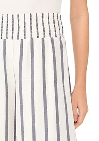 Women's Wide Leg Striped Pants