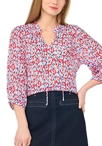 Women's Puff Sleeve American Blouse