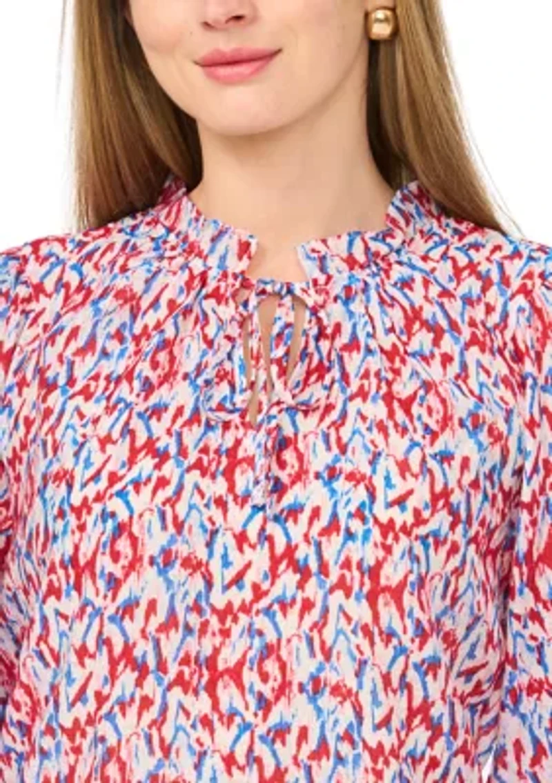 Women's Puff Sleeve American Blouse