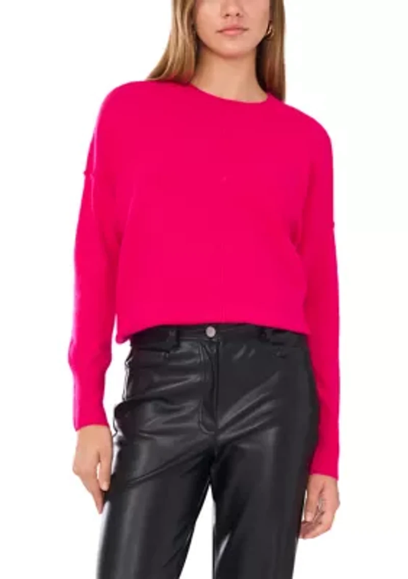 Women's Dolman Sleeve Crew Neck Sweater