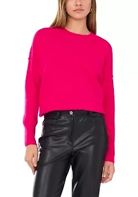 Women's Dolman Sleeve Crew Neck Sweater