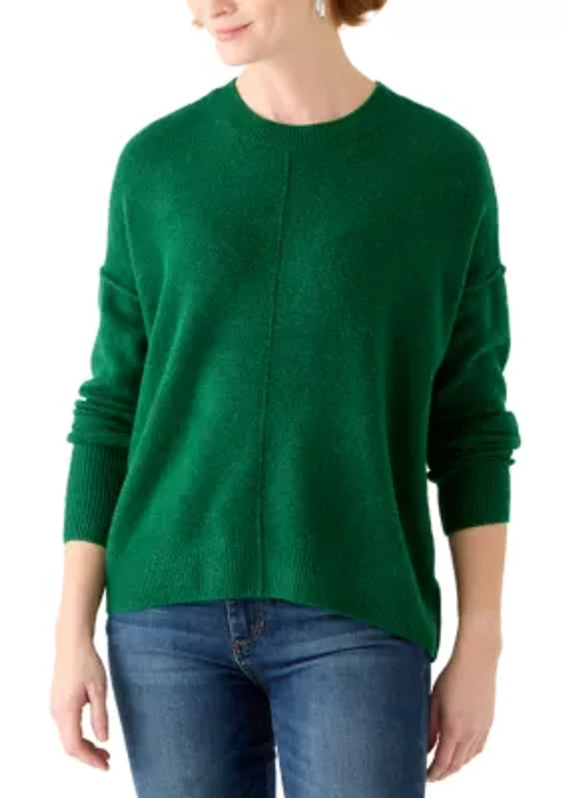 Women's Dolman Sleeve Crew Neck Sweater
