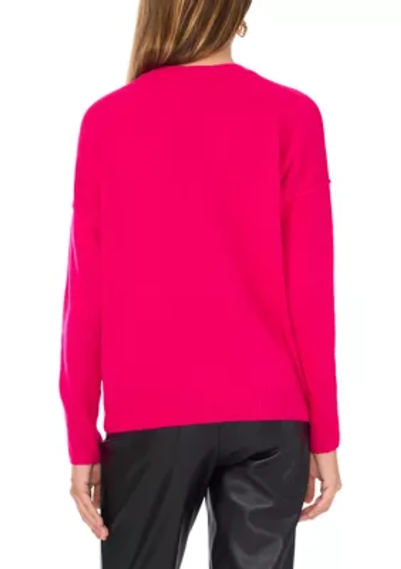 Women's Dolman Sleeve Crew Neck Sweater