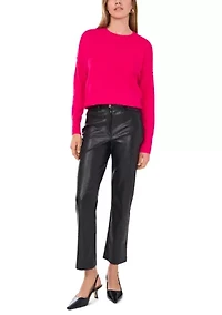 Women's Dolman Sleeve Crew Neck Sweater