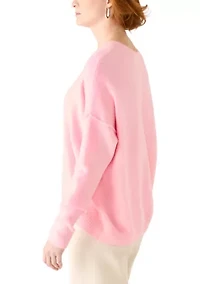 Women's Dolman Sleeve Crew Neck Sweater